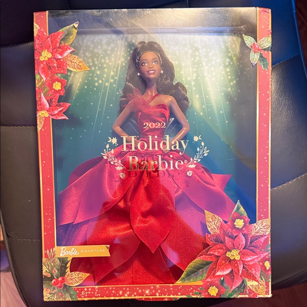 Barbie Holiday Doll in Festive Red Gown
